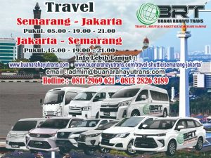 Travel shuttle semarang jakarta door to door jemput di rumah antar sampai tujuan