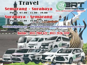 Shuttle & Travel Semarang-Surabaya Door to door