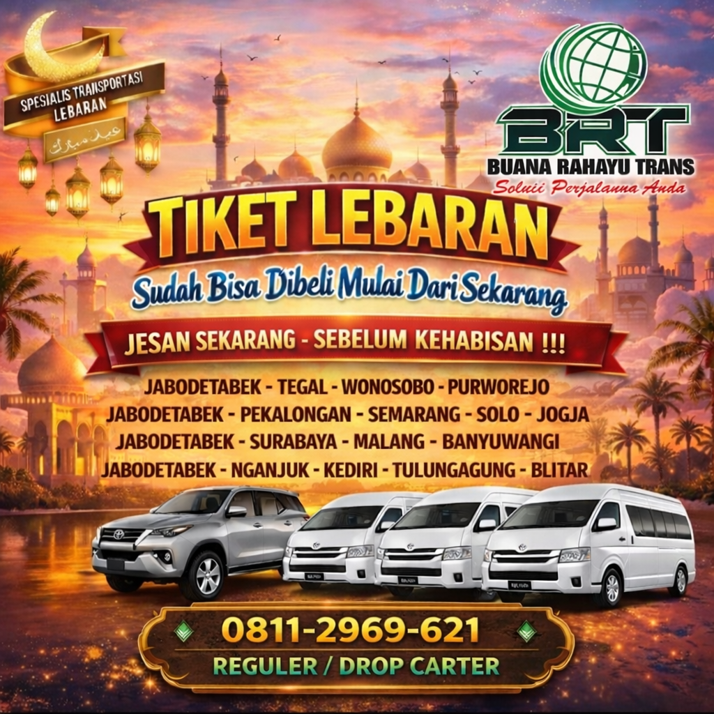 Tiket Travel Mudik Lebaran Tahun 2026