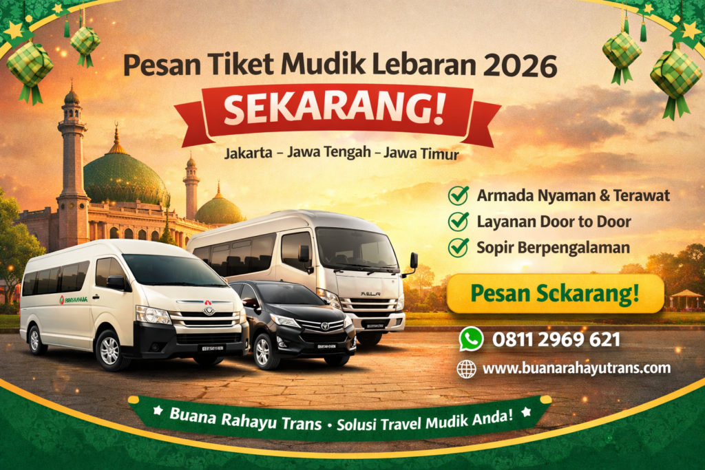 Tiket Travel Mudik Murah Tahun 2026
