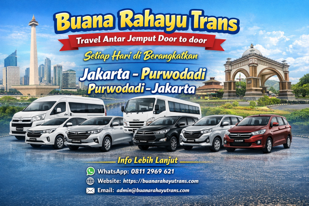 Travel Jakarta Purwodadi Antar Jemput Door to door