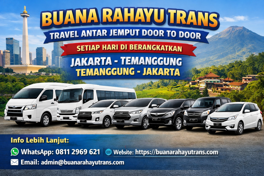 Travel Jakarta Temanggung Antar Jemput Door to door