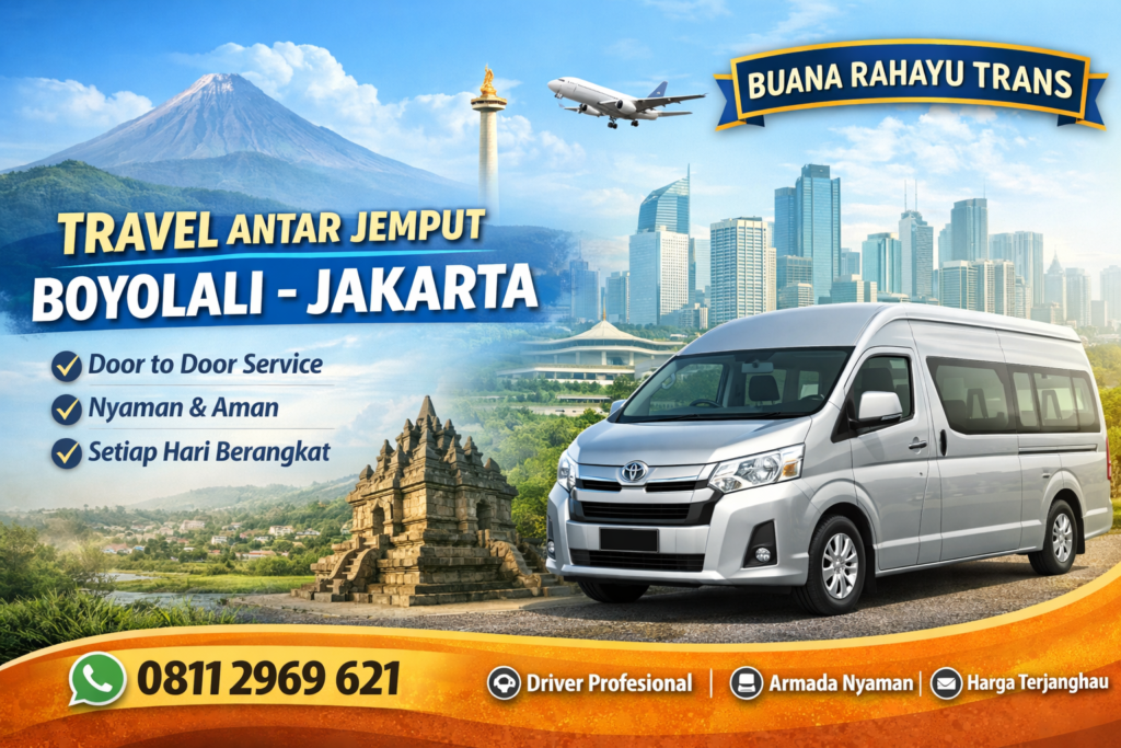 Travel Antar jemput Boyolali Jakarta