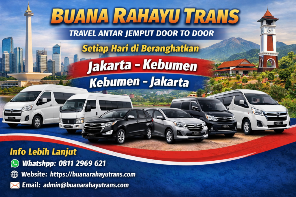 Travel Jakarta Kebumen Door to door