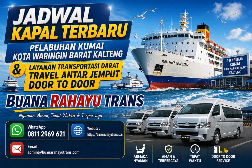 Jadwal Kapal Pelabuhan Kumai Kalteng