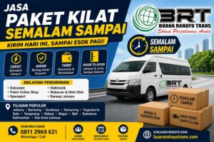 Jasa Kirim Paket Kilat Semalam Sampai