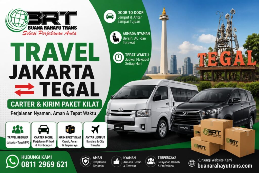 Travel Jakarta Tegal Carter dan Kirim Paket