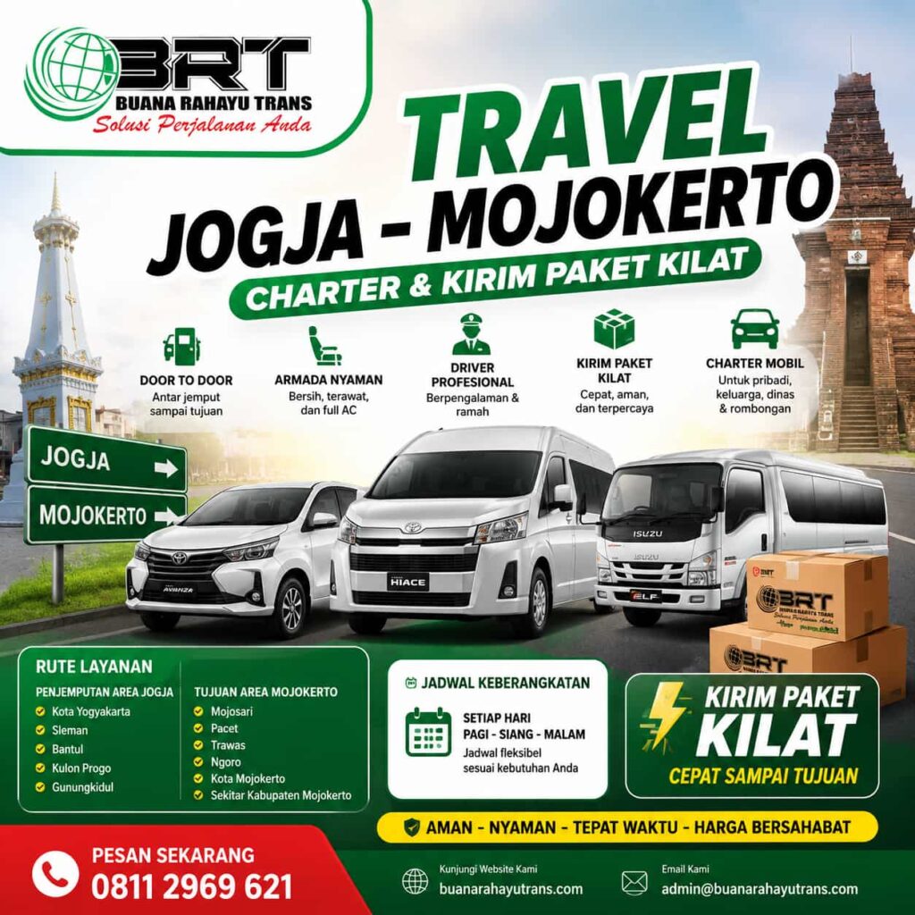 Travel Jogja Mojokerto