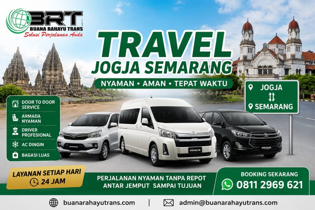 Travel Jogja Semarang Antar Jemput
