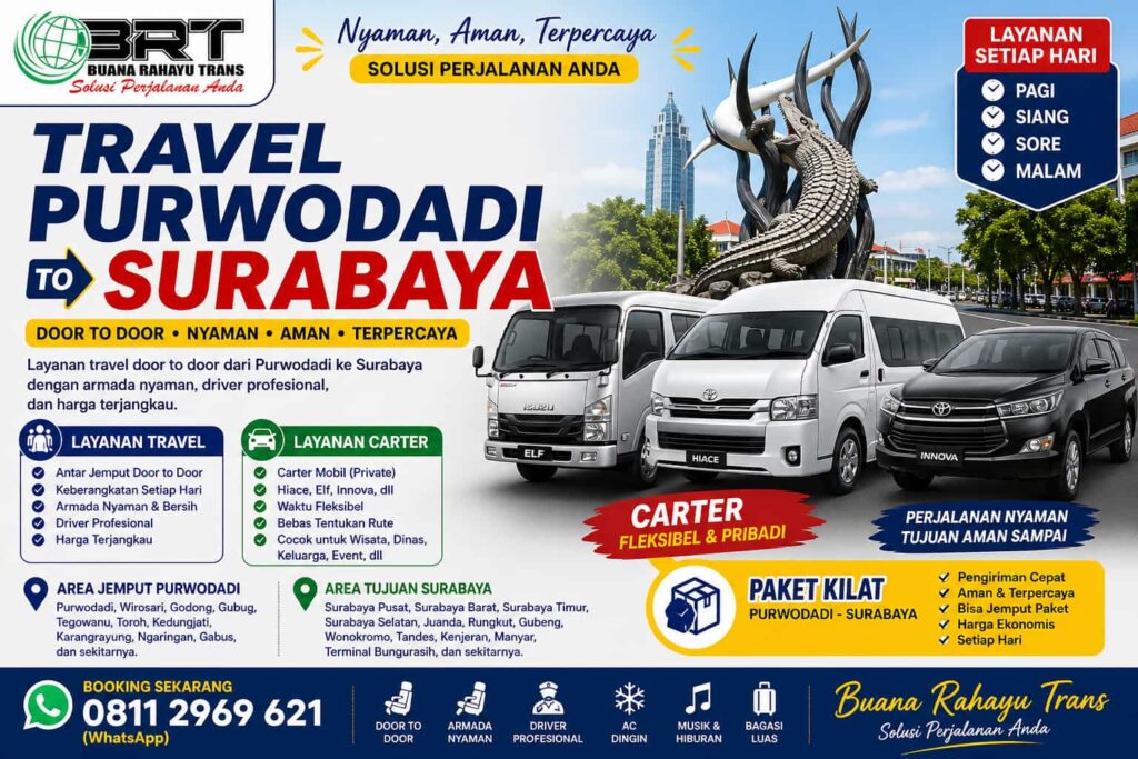 Travel Purwodadi Surabaya