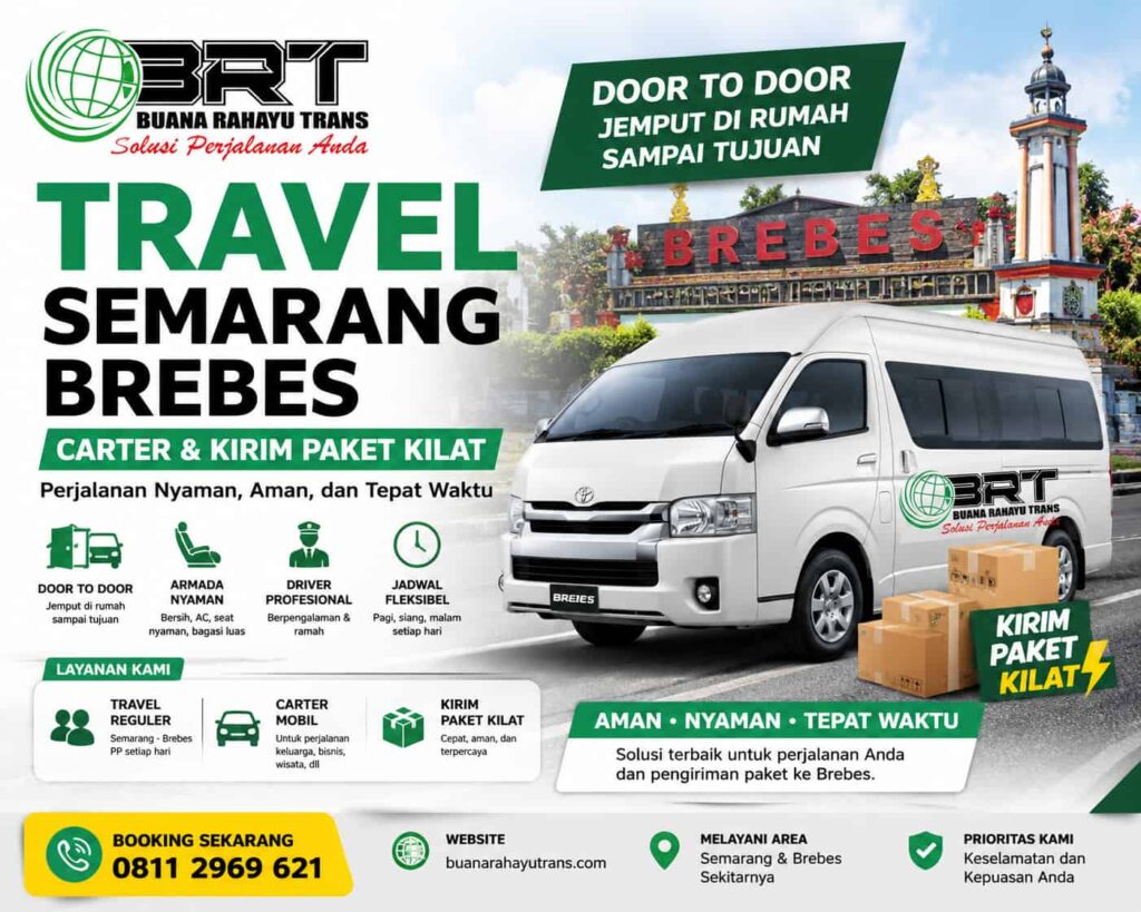 Travel Semarang Brebes Carter dan Kirim Paket Kilat