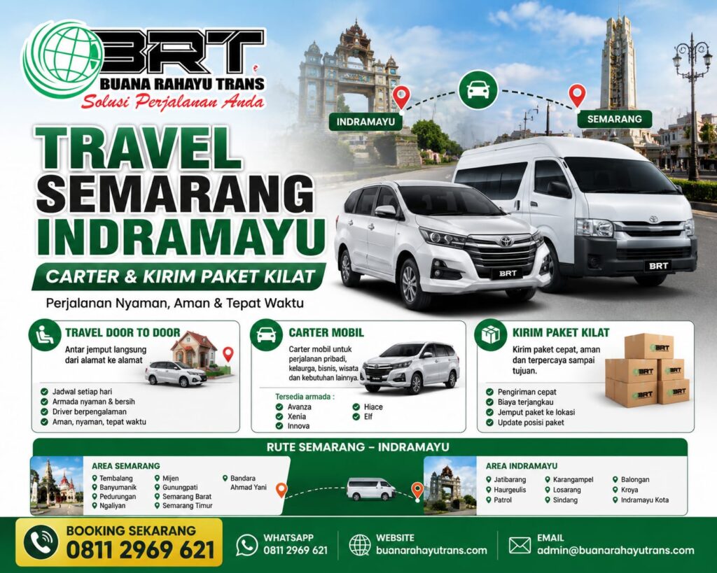 Travel Semarang Indramayu Carter dan Kirim Paket Kilat