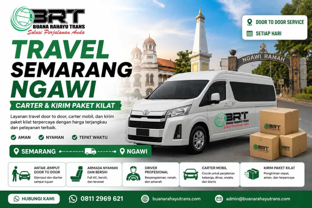 Travel Semarang Ngawi Carter dan Kirim Paket Kilat