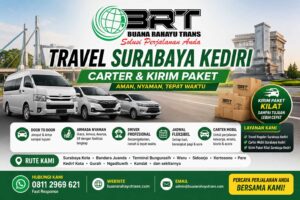 Travel Surabaya Kediri Carter dan Kirim Paket Kilat