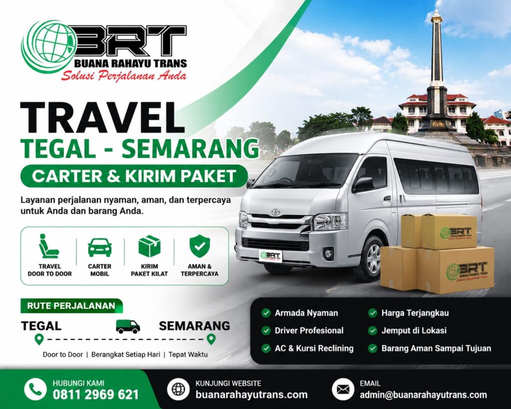 Travel Tegal Semarang Carter dan Kirim Paket