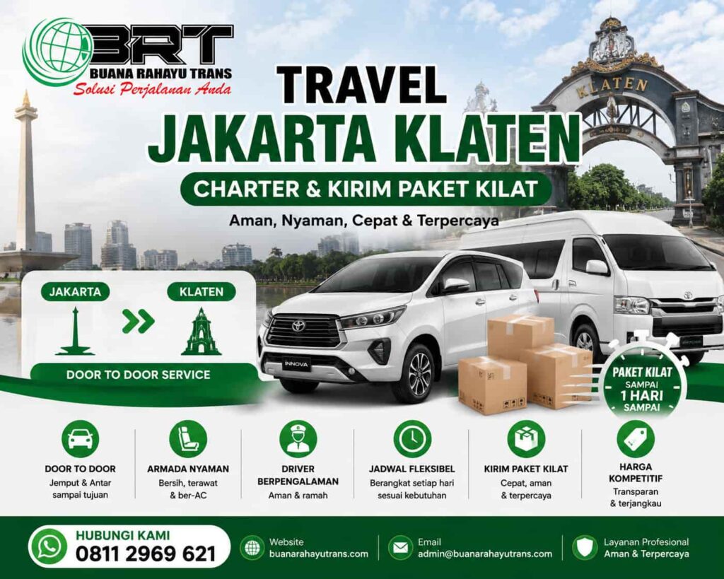 Travel Jakarta Klaten