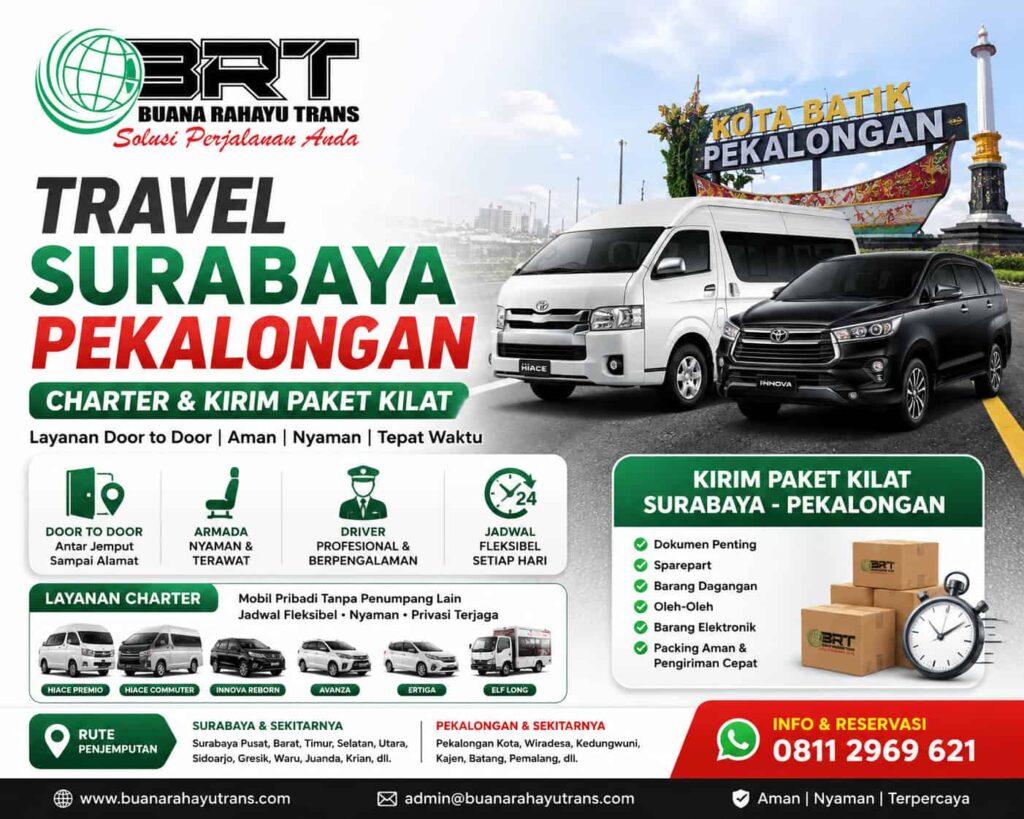 Travel Surabaya Pekalongan