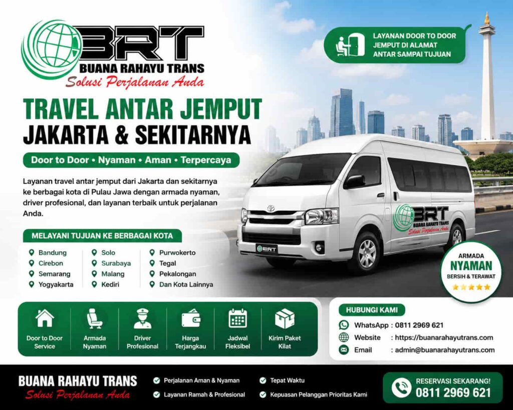 Agen Travel Jakarta dan Sekitarnya Buana Rahayu Trans