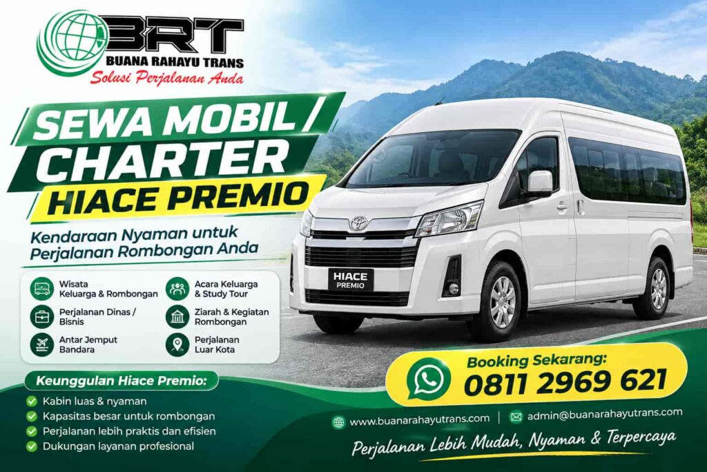 Sewa Mobil Haice Premio dan Charter Travel Hice Premio