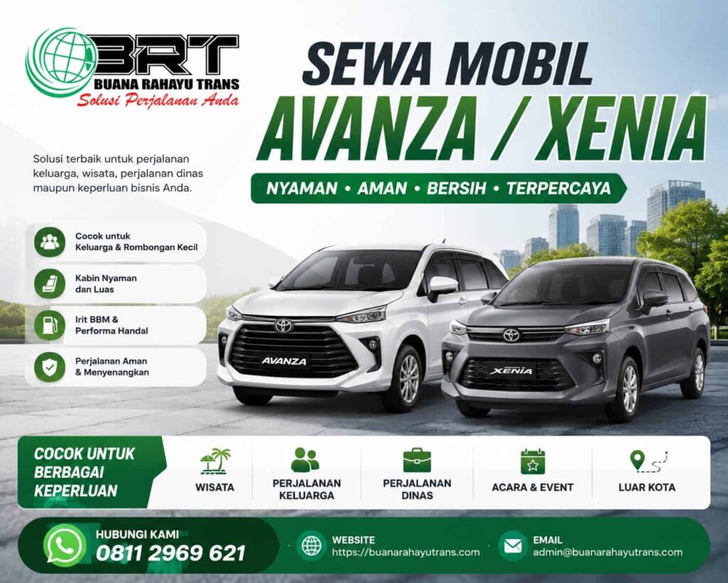 Sewa Mobil Avanza/ Xenia Charter Dalam kota Maupun luar kota