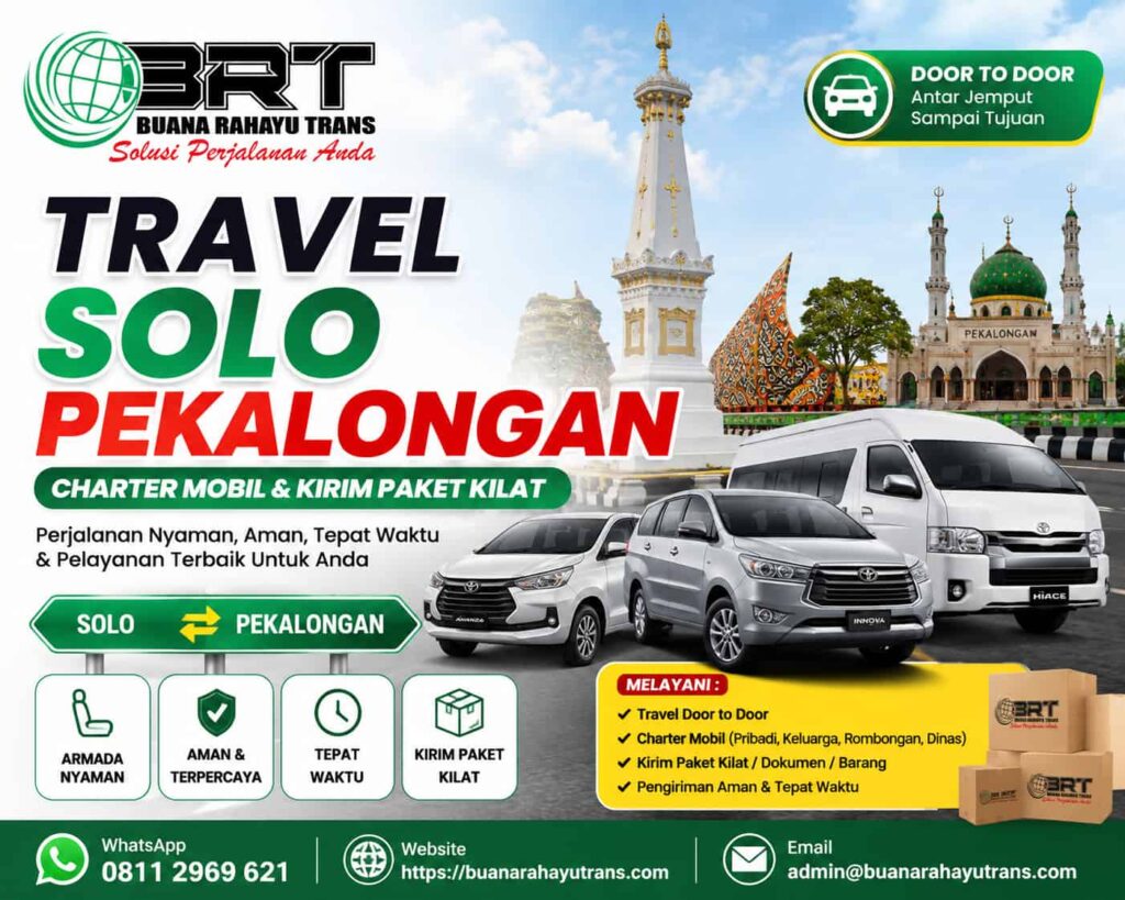 Travel Solo Pekalongan Charter Dan Kirim Paket