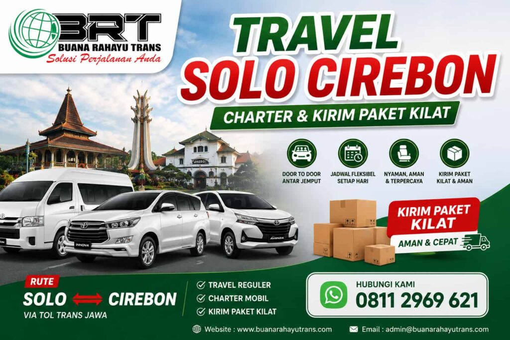 Travel Solo Cirebon Charter Mobil Kirim Paket Antar Jemput Door to door